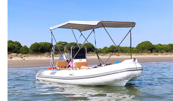 RIB Boat 480 Fiberglass Boat - Ultimate Relaxation on the Water