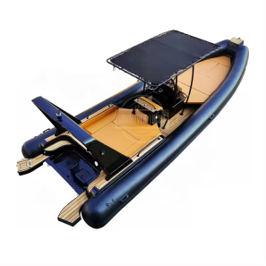 Rigid Hulled Inflatable Boat PVC Hypalon Tube at Gunwale Rib Inflatable Boat