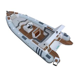 Centre Console 21ft RIB 660 Deep V Double Fiberglass Rigid Hull PVC/Hypalon Inflatable Boats