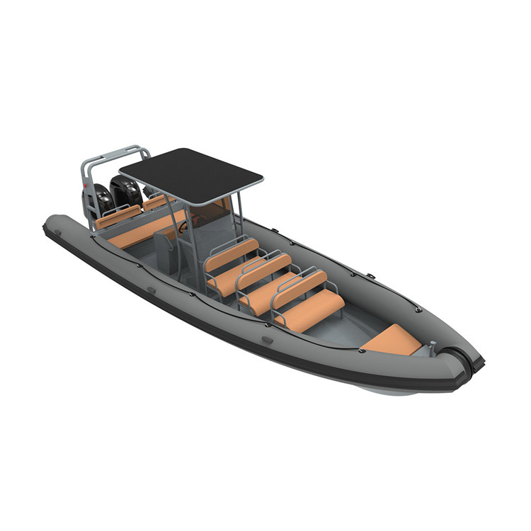 aluminum rib inflatable boat